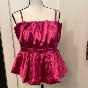 Thirty thirty‎ pink satin spaghetti straps size XL